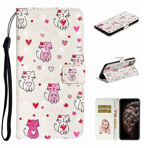 

Case For Apple iPhone 11 / iPhone 11 Pro / iPhone 11 Pro Max Wallet / Card Holder / with Stand Full Body Cases Multi-cat PU Leather / TPU for iPhone SE (2020) / 8 / 8 Plus / X / XS / XR / Xs Max