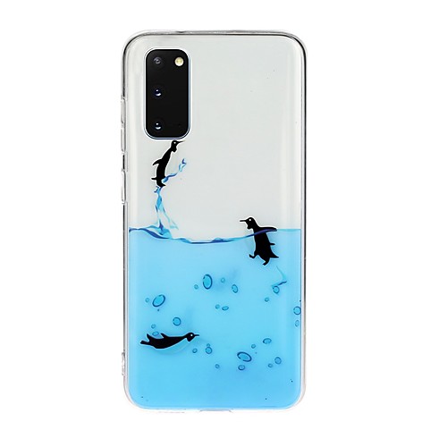 

Case For Samsung Galaxy S10 5G/ Galaxy S20 Ultra / Galaxy S10E Transparent / Pattern Back Cover Animal TPU For Galaxy A51/A71/A20/A20E/A30/A50/A70/Note 10 Plus