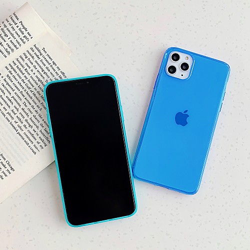 

Case For Apple iPhone 11 / iPhone 11 Pro / iPhone 11 Pro Max Shockproof Back Cover Solid Colored TPU