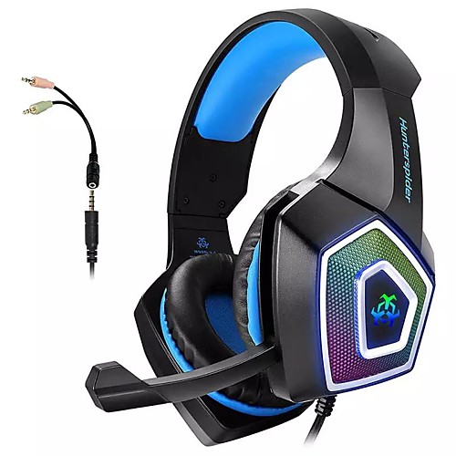 

Hunterspider V1 Dual Ear Canal Bass Gaming Headset With Microphone 3.5 Mm Jack For Smart Audio Gaming Devices For PC And PS4