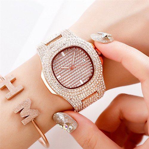 

Women's Quartz Watches Luxury Fashion Alloy Japanese Quartz Rose Gold Gold Silver Water Resistant / Waterproof 30 m 1 pc Analog One Year Battery Life