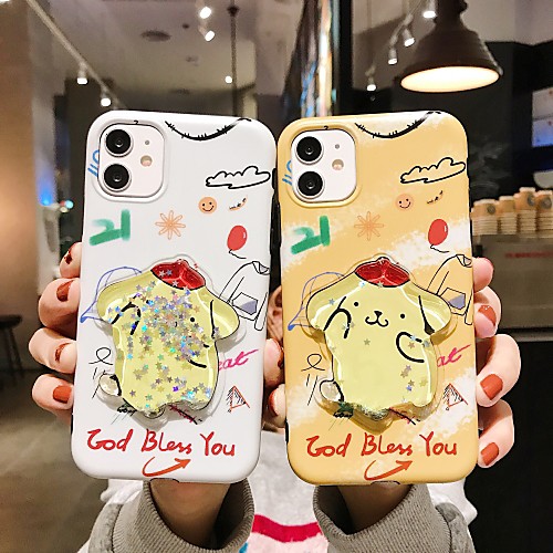 

Case For Apple iPhone 11 / iPhone 11 Pro / iPhone 11 Pro Max Flowing Liquid / IMD / Frosted Back Cover Animal TPU