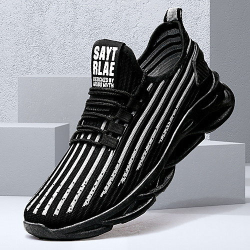 

Men's Spring & Summer Casual Daily Trainers / Athletic Shoes Tissage Volant Black / Orange / Black / Green