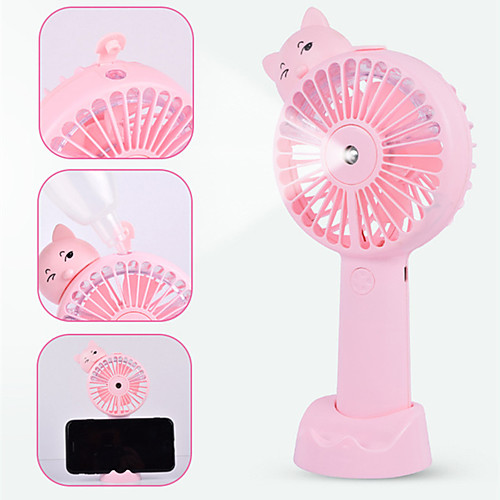 

Handheld USB Rechargeable Mini Fan Spray Moisturizing Moisturizing Pocket Electric Fan