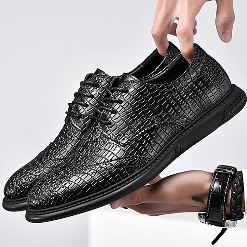 

Men's Spring & Summer Classic Daily Oxfords PU Black