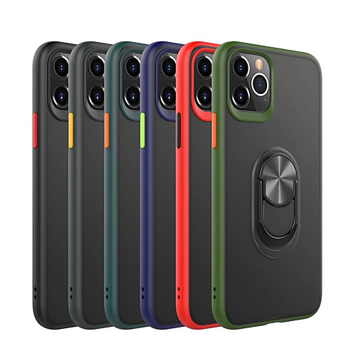

Case For Apple iPhone 2020 SE / 11 /11 Pro/ 11 Pro Max/X/XS/XR/Xs Max/8P/8/7P/7 Shockproof / Ring Holder / Frosted Back Cover