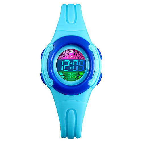 

SKMEI Kids Digital Watch Digital Digital Outdoor Water Resistant / Waterproof Calendar / date / day Chronograph / Two Years / PU Leather