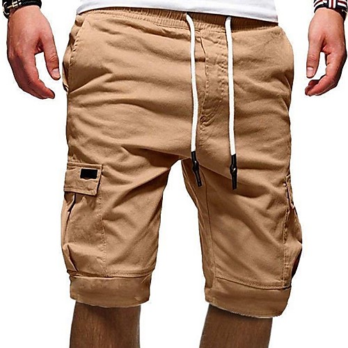 

Men's Basic Slim Chinos Shorts Pants - Solid Colored Black Army Green Khaki US32 / UK32 / EU40 / US34 / UK34 / EU42 / US36 / UK36 / EU44