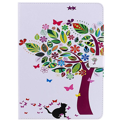 

Case For Apple iPad New Air 10.5 / iPad Mini 3/2/1/4/5 Wallet / Card Holder / with Stand Full Body Cases Tree PU Leather For iPad 10.2 2019/Pro 11 2020/Pro 9.7/2017/2018/iPad 2/3/4