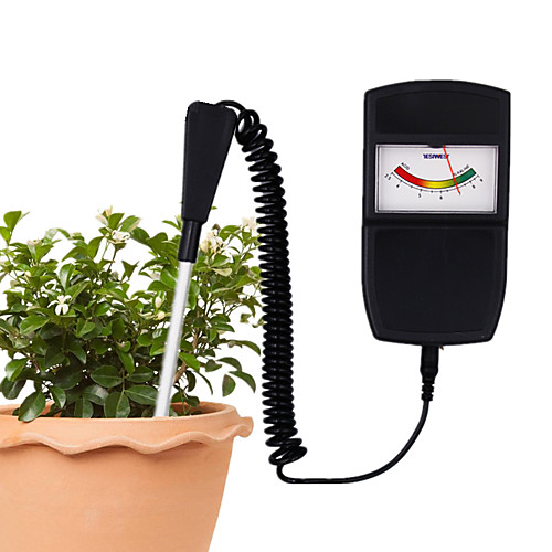 

Portable Pointer type Soil PH Tester 2.5-9PH PH Measuring Instrument Tool for Plants Crops Flowers Vegetable Acidity Moisture