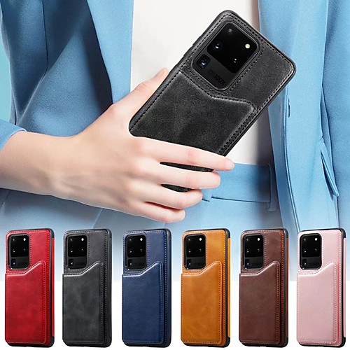 

Case For Samsung Galaxy S9 / S8 Plus / Note 9 Shockproof / Pattern Full Body Cases Tile / Scenery PU Leather / TPU