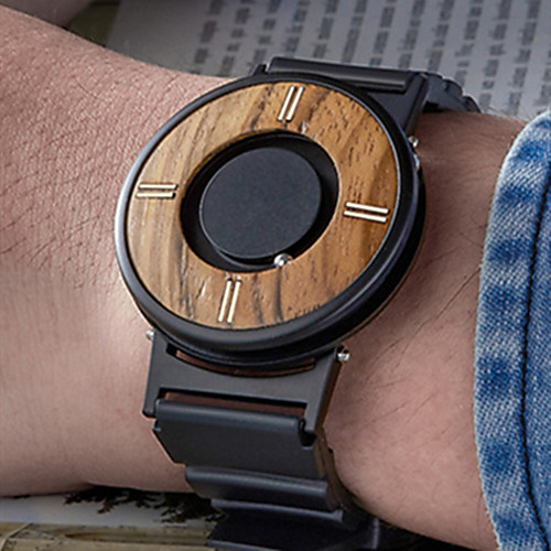 

Men's Sport Watch Japanese Quartz Silicone Day Date Analog Fashion Cool - Black Brown One Year Battery Life