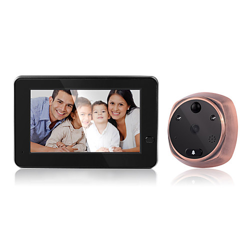 

4.3-inch Digital Intelligent Electronic Visual Cat-eye Doorbell Motion Detection Supports Video Recording Night Vision Large Angle Of View Remote Wifi