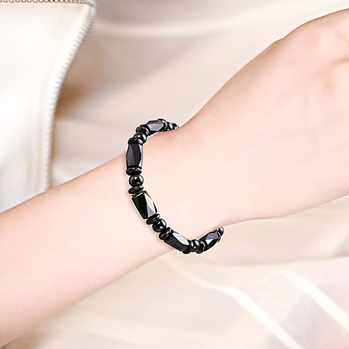 

Women's Classic Fashion Simple Fashion Stone Bracelet Jewelry Black For Gift Formal Date Festival