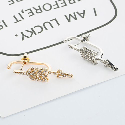 

Women's Earrings Holiday Wedding Birthday Romantic Earrings Jewelry Gold / Silver For Date Street Festival 1pc