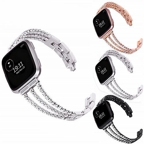 

Stainless Steel Watch Band Strap for Fitbit Versa Lite 20cm / 7.9 Inches 2cm / 0.8 Inches