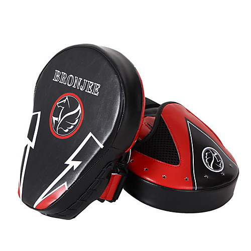 

Boxing Pads Punch Mitts For Boxing Training Kickboxing Sparring Durable Ultra Light (UL) Shockproof Prevent Injury PU(Polyurethane) 1 pcs Kid's Adults' - Black