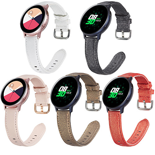 

Watch Band for Vivoactive 3 / Samsung Galaxy Watch 46mm / Samsung Galaxy Watch 42mm Samsung Galaxy Sport Band / Classic Buckle / Business Band Genuine Leather Wrist Strap