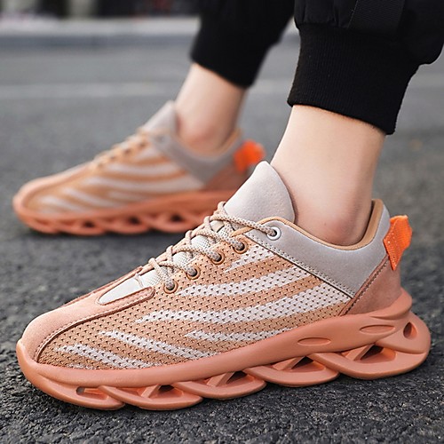 

Men's Summer Outdoor Trainers / Athletic Shoes Running Shoes Mesh Non-slipping White / Black / Pink