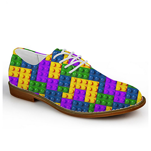 

Men's Spring & Summer Classic Daily Loafers & Slip-Ons PU Yellow / Red / Fuchsia