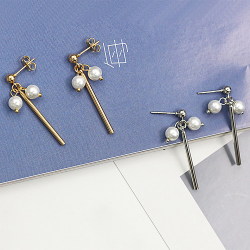 

Women's Earrings Holiday Wedding Birthday Romantic Earrings Jewelry Gold / Silver For Date Street Festival 1 Pair