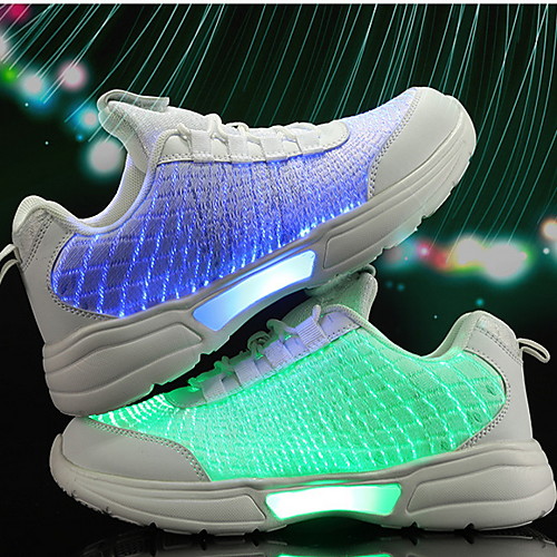 

Men's Spring / Summer Casual Daily Trainers / Athletic Shoes Mesh White / Black / Fuchsia