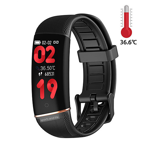

E98 Temperature measuring Bracelet Heart Rate Fitness Tracker Pedometer Call Reminder Sleep Monitoring Couple bracelet IP67 women Bracelet