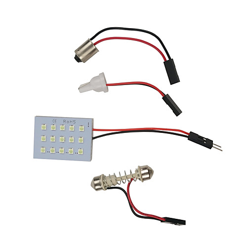 

OTOLAMPARA 1pcs 31mm / 41mm / 36mm Car Light Bulbs 7.5 W SMD 3030 600 lm 15 LED Interior Lights For universal All Models All years