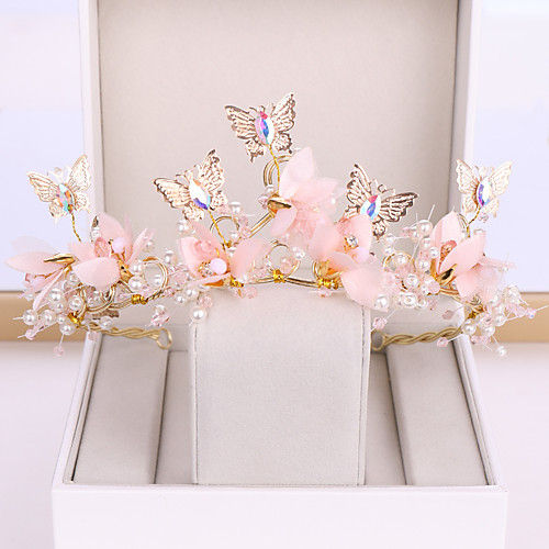 

Women's Girls' Hair Jewelry For Wedding Engagement Party Birthday Party Wedding Birthday Alloy Blushing Pink 1pc