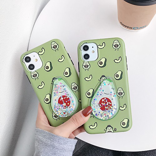 

Case For Apple iPhone 11 / iPhone 11 Pro / iPhone 11 Pro Max Flowing Liquid / IMD / Frosted Back Cover Food TPU