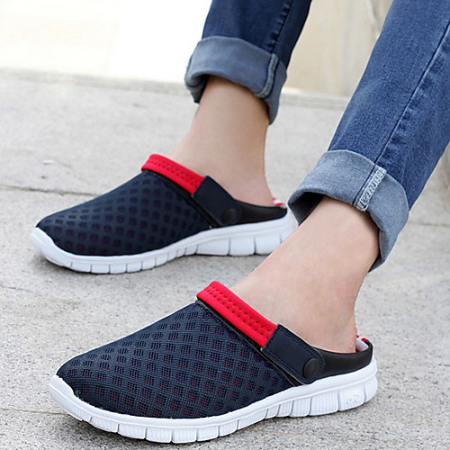 

Men's Summer Outdoor Sandals Mesh / PU Non-slipping Green / Blue / Black