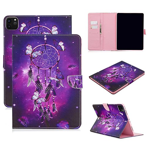 

Case For Apple iPad Air/iPad 4/3/2/Mini 3/2/1 Wallet / Card Holder / with Stand Full Body Cases Feathers PU Leather For iPad Pro 9.7/New Air 10.5 2019/Pro 11 2020/Mini 5/2017/2018/ipad 10.2