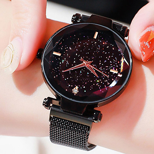 

Women's Quartz Watches Minimalist Fashion Black Blue Purple Stainless Steel Alloy Chinese Quartz Rose Gold Purple Blue Casual Watch Imitation Diamond Lovely 30 m 1 pc Analog One Year Battery Life