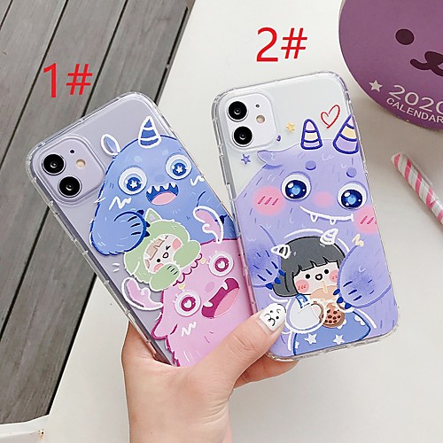 

Shockproof TPU Cartoon Pattern for Apple iPhone Case 11 Pro Max X XR XS Max 8 Plus 7 Plus 6 Plus SE(2020) Back Cover