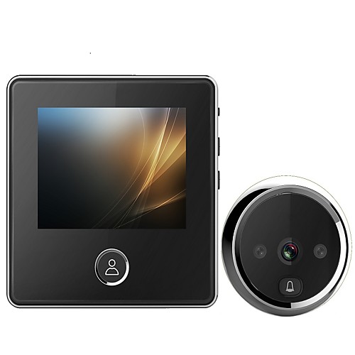 

3 Inch Video Cat Eye Doorbell Smart Video Doorbell Cat Eye Built-in Battery Memory Card Hd 1 Million Pixels 120 Degrees Wide Angle