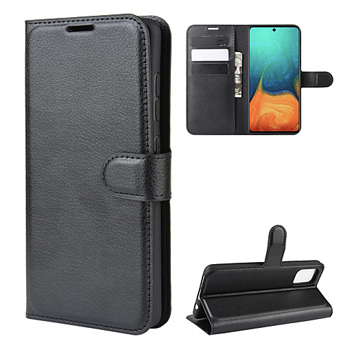 

Case For Samsung Galaxy A71 5G / A70 / A11Wallet / Card Holder / Shockproof Full Body Cases Solid Colored PU Leather / TPU for Samsung Galaxy A Series Mobile Phone Case