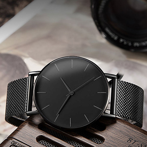 

Women's Quartz Watches Casual Fashion Black Silver Gold Alloy Chinese Quartz Rose Gold White / Black GoldenBlack Casual Watch Large Dial 1 pc Analog One Year Battery Life