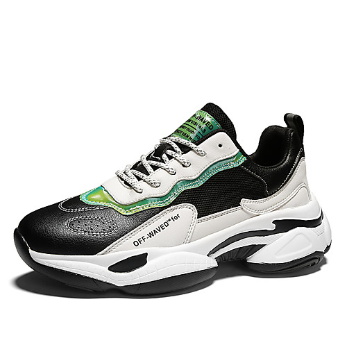 

Men's Mesh Fall / Spring & Summer Trainers / Athletic Shoes Running Shoes / Walking Shoes Breathable Black / Black / Green / Gray