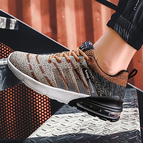 

Men's Spring & Summer Classic Daily Trainers / Athletic Shoes Running Shoes Mesh Khaki / White / Black