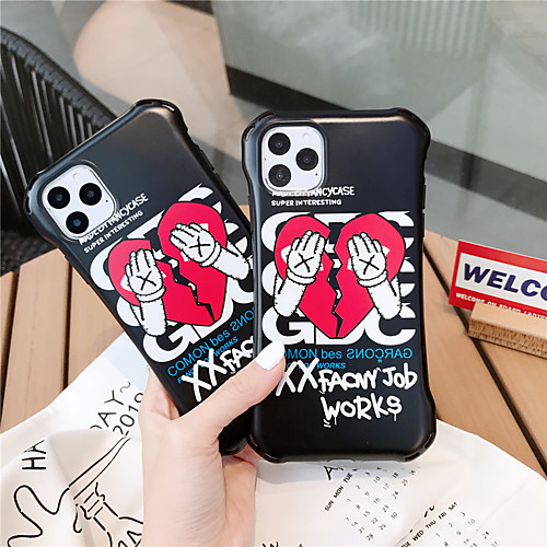 

Case for Apple scene map iPhone 11 11 Pro 11 Pro Max Love letter pattern retro style thickened TPU material IMD process four corners drop-proof all-inclusive mobile phone case Langxian