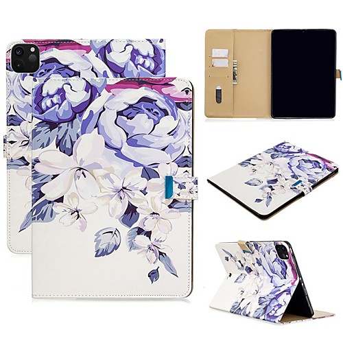 

Case For Apple iPad Air/iPad 4/3/2/Mini 3/2/1 Wallet / Card Holder / with Stand Full Body Cases Flower PU Leather For iPad Pro 9.7/New Air 10.5 2019/Pro 11 2020/Mini 5/2017/2018/ipad 10.2