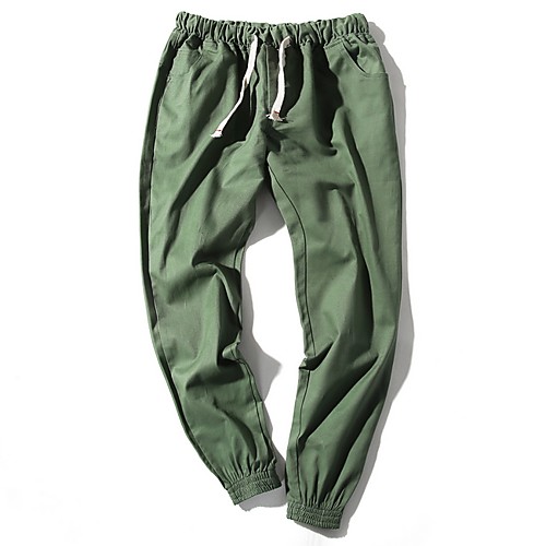 

Men's Basic Slim Chinos Pants - Solid Colored Black Army Green Khaki US32 / UK32 / EU40 / US34 / UK34 / EU42 / US36 / UK36 / EU44
