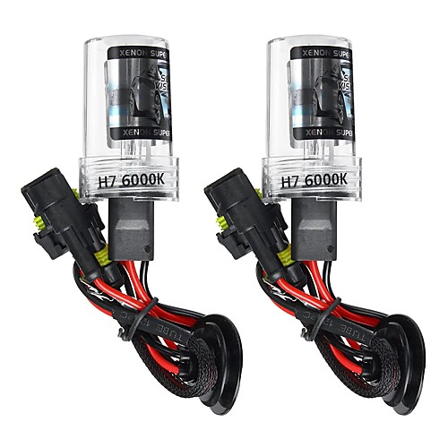 

2Pcs H7 Car HID Xenon Headlights Bulbs Conversion KIT 55W DC 9-16V 5500LM 5000K/6000K/8000K IP68