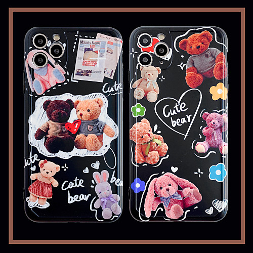 

Case For Apple iPhone 11 / iPhone 11 Pro / iPhone 11 Pro Max Shockproof Back Cover Cartoon TPU