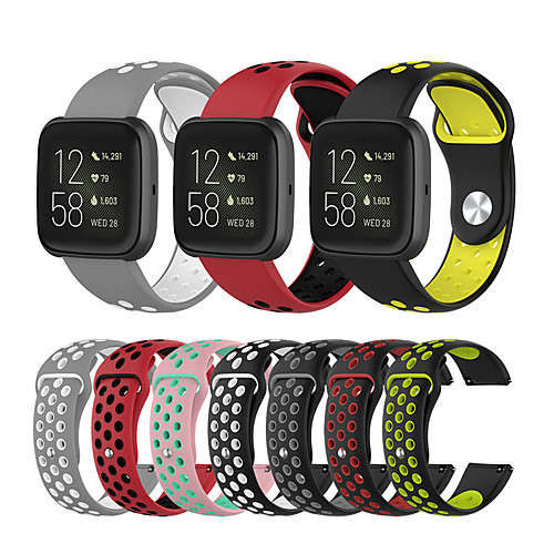 

Watch Band for Fitbit Versa / Fitbit Versa Lite / Fitbit Versa2 Fitbit Sport Band / Classic Buckle / Modern Buckle Silicone Wrist Strap