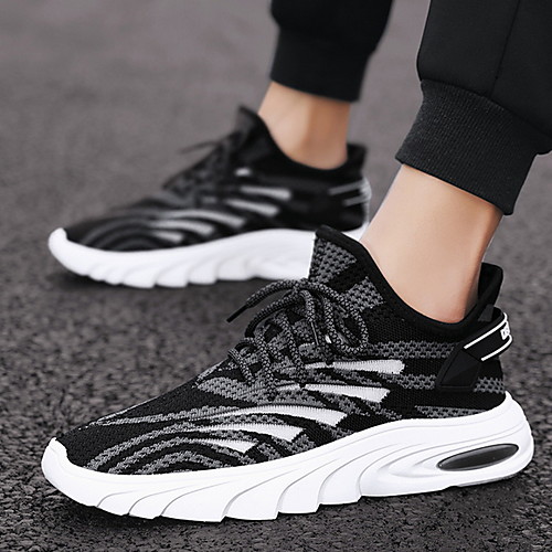 

Men's Spring / Fall Sporty Daily Trainers / Athletic Shoes Tissage Volant White / Black / Gray