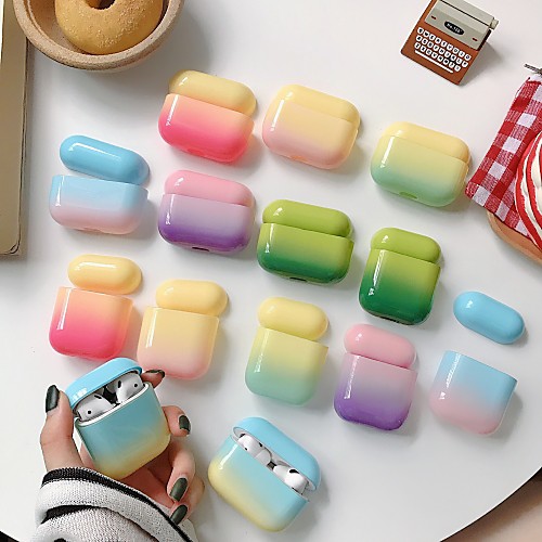

Qi Wireless Charging Cover Case Simple Style Apple Airpods 2 Apple Airpods Pro Scratch-proof Plastic Shell