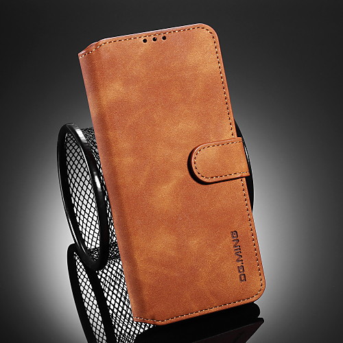 

DG.MING Retro Magnetic Leather Flip Phone Case For Samsung Galaxy S20 / S20 Pro / S20 Ultra / S10 / S10 Plus / S9 / S9 Plus / S8 / S8 Plus Wallet Card Holder Case For Galaxy S10e / S10 5G Cover