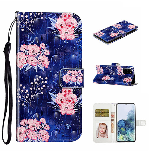 

Case For Samsung Galaxy S20 Ultra S20 Plus Phone Case PU Leather Material 3D Painted Pattern Phone Case for S20 S10 Plus S10 S9 Plus S9 S8 Plus S8