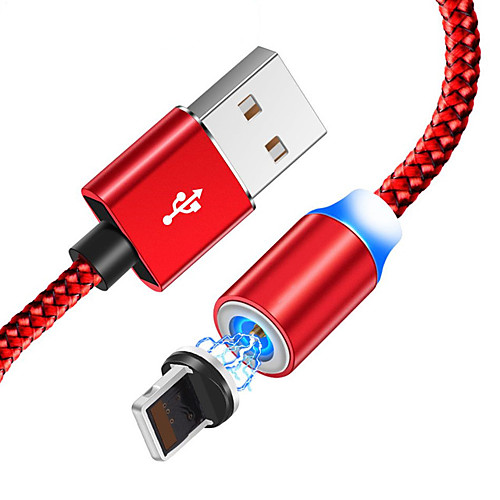 

Lightning Cable 2 A 1.0m(3Ft) Gold Plated / Quick Charge Nylon / Luminescent USB Cable Adapter For iPhone